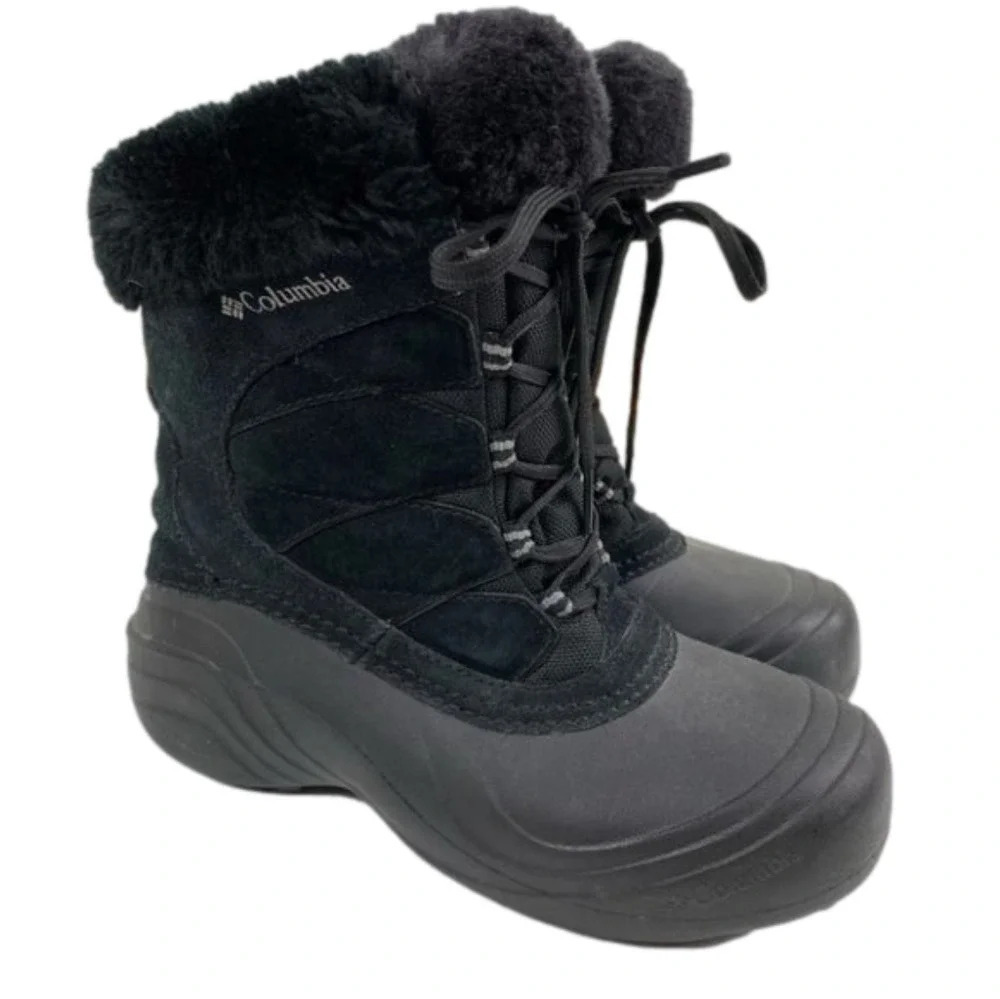 Columbia Sierra Summette Black Winter  Boot size 6 ½